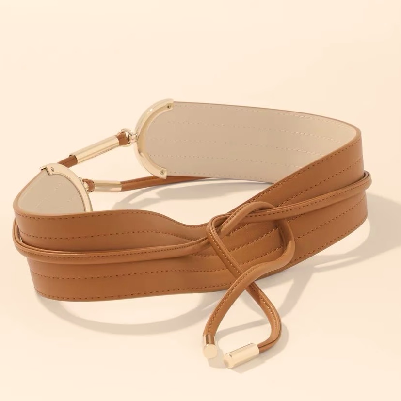 Nwt Whbm Gold Detail Obi Belt